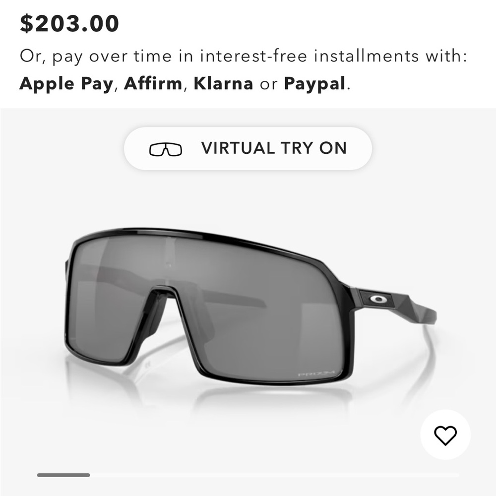 Oakley Sutro S. Black on black.